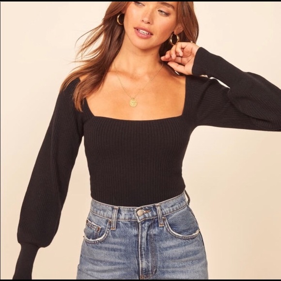 Reformation Isabel Cashmere & Wool Sweater NWT!! - Picture 5 of 10